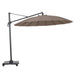 Alexander Rose Garden Furniture Accessories Taupe Alexander Rose Round Cantilever 3.0m Parasol - Charcoal, Ecru, Taupe