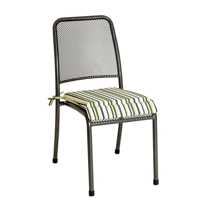 Alexander Rose Garden Furniture Accessories Green Stripe Alexander Rose - Portofino Chair Cushion