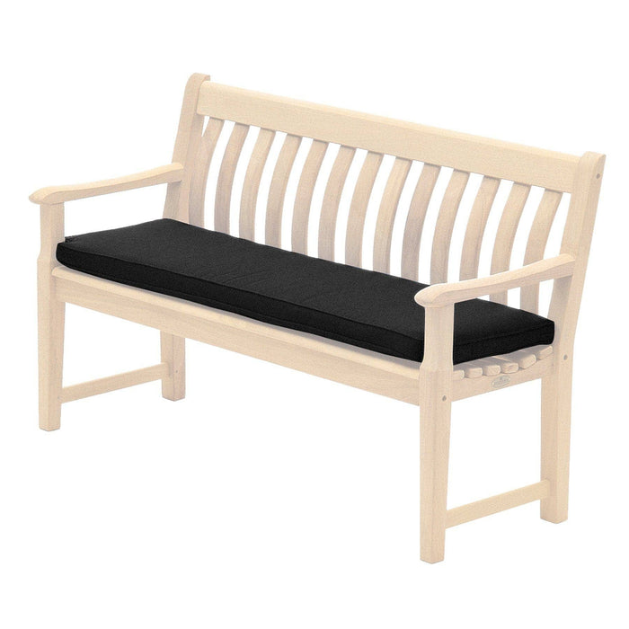 Alexander Rose Garden Furniture Accessories Charcoal Alexander Rose Premium Olefin 4ft Bench Cushion - 566