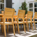 Alexander Rose Garden Furniture Alexander Rose Roble Extending Table and 8 Stackable Garden Chairs