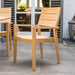 Alexander Rose Garden Furniture Alexander Rose Roble Extending Table and 8 Stackable Garden Chairs