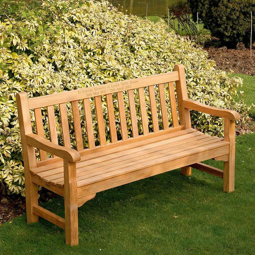 Barlow Tyrie Garden Furniture Barlow Tyrie Glenham Teak Garden Seating Bench 149cm / 5ft
