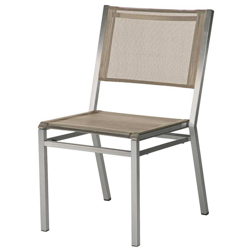 Barlow Tyrie Garden Furniture Barlow Tyrie Equinox Stacking Side Chair with Titanium Sling