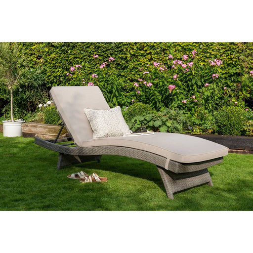 Kettler Garden Furniture Kettler Rattan Charlbury Universal Sunlounger With Cushion