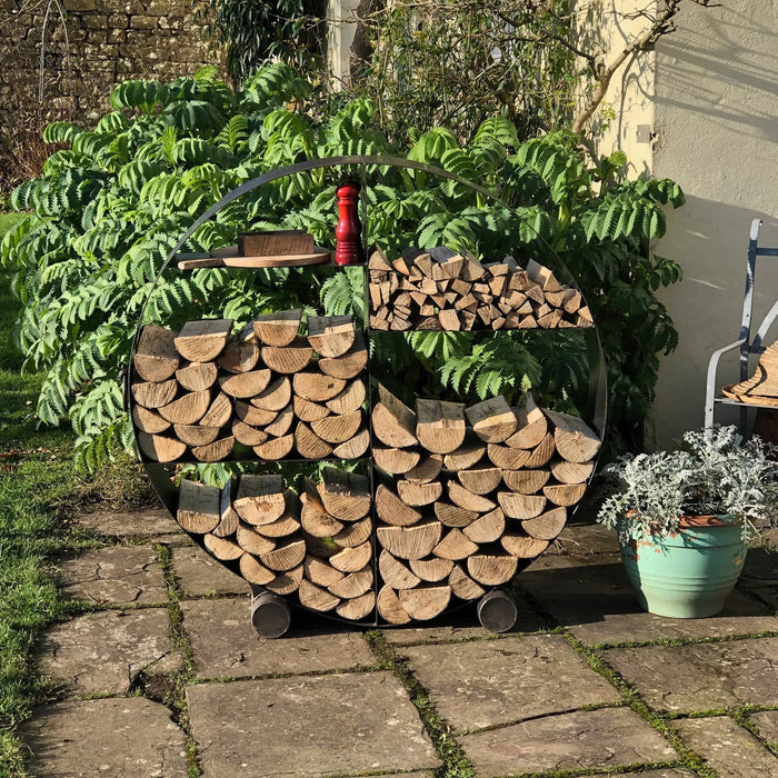 Firepits UK BBQ's and Firepits Firepit Circular Log Store
