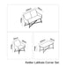 Kettler Garden Furniture Kettler LaMode Lounge Garden Furniture Set With 2 Seat Sofa
