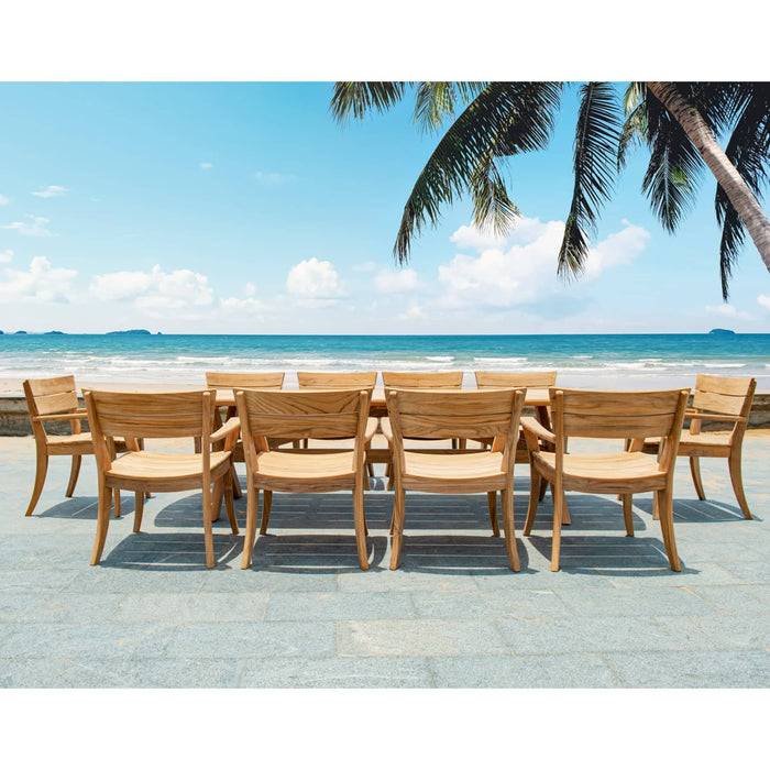 Alexander Rose Garden Furniture Alexander Rose Sorrento 10 Seat Teak Garden Dining Set