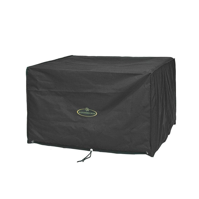 Alexander Rose Garden Furniture Accessories Alexander Rose 6 Seat Cube Set Cover In Black FC39