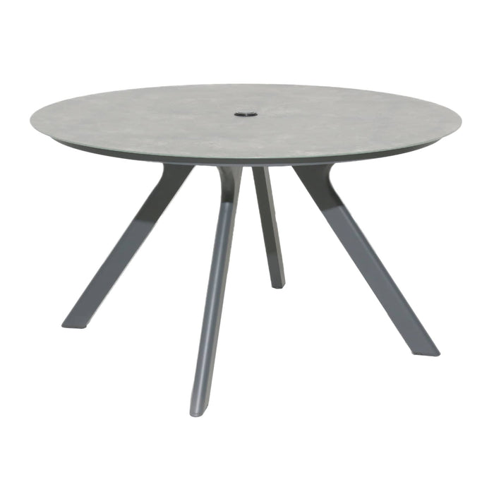 Rimini Round Table with 4 Cordial Chairs Garden Dining Furniture