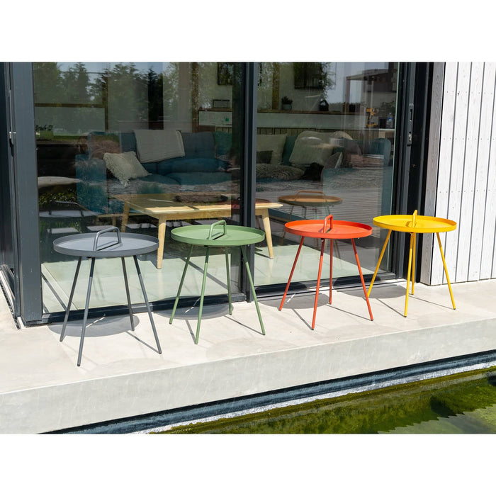 Rimini Tray Side Garden Table in Various Colours
